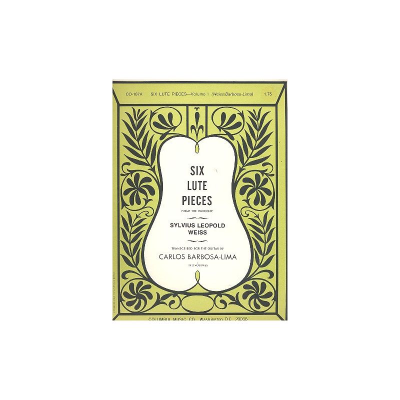 Weiss, Silvius Leopold - Six Lute Pieces