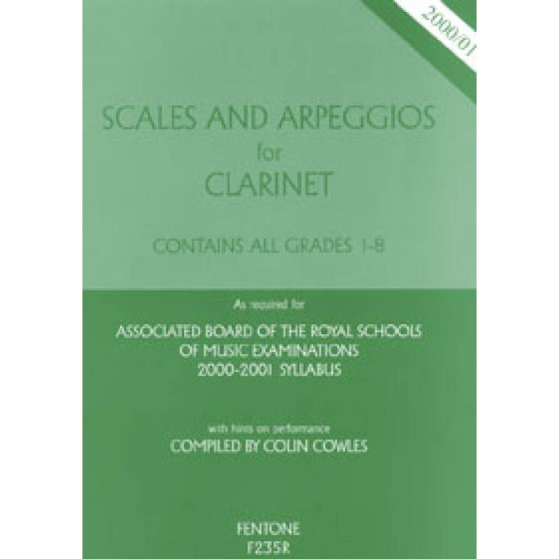 Scales and Arpeggios for Clarinet