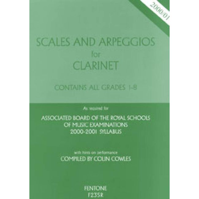 Scales and Arpeggios for Clarinet