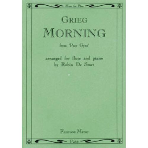 Grieg, Edvard - Morning From Peer Gynt - Flute And Piano