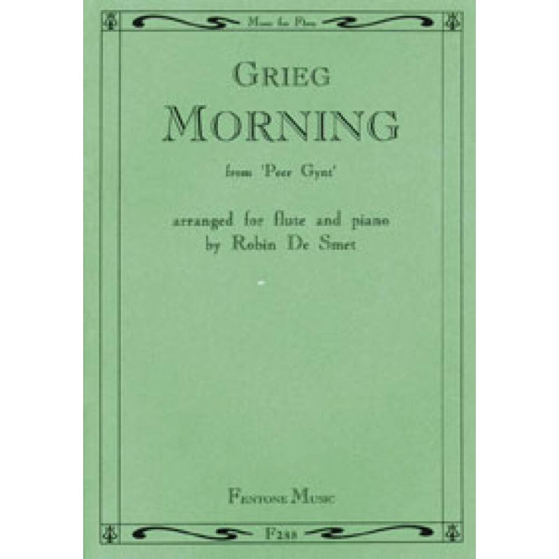 Grieg, Edvard - Morning From Peer Gynt - Flute And Piano