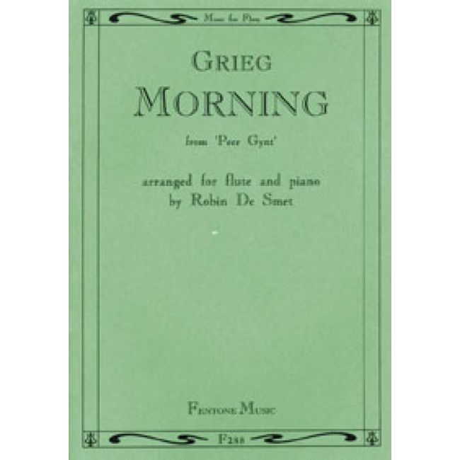Grieg, Edvard - Morning From Peer Gynt - Flute And Piano