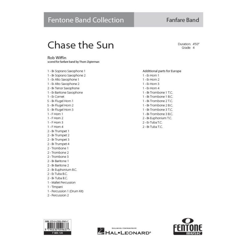 Wiffin, Rob - Chase the Sun