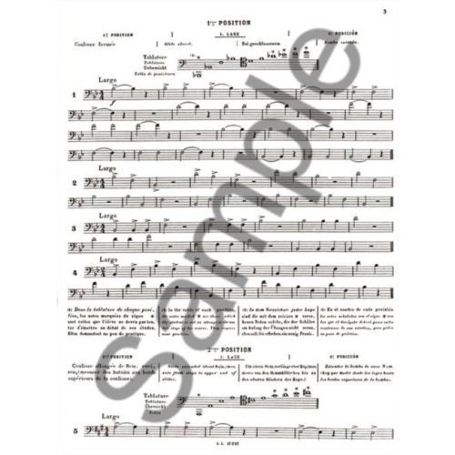 Lafosse, André - Méthode de Trombone, Volume 1