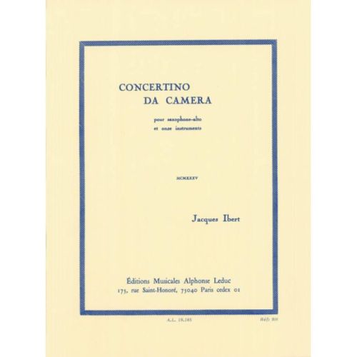Ibert, Jacques - Concertino...