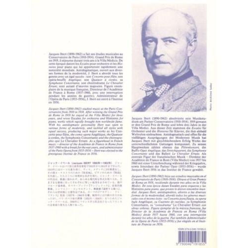 Ibert, Jacques - Concertino Da Camera