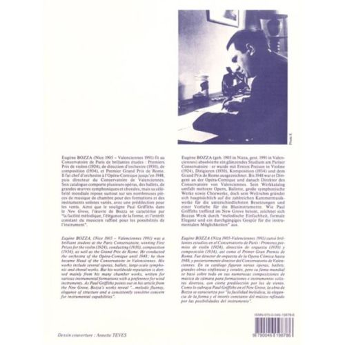 Bozza, Eugène - Fantaisie Pastorale pour Hautbois et Piano