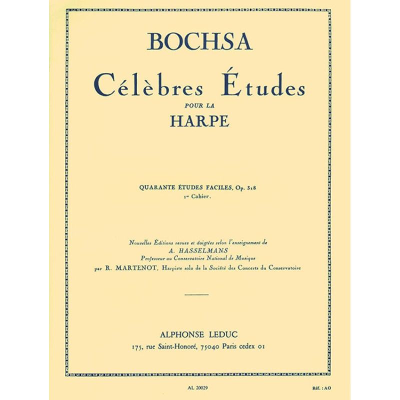 Bochsa, Robert Nicholas Charles - 40 Etudes Faciles Op. 318 Vol.1