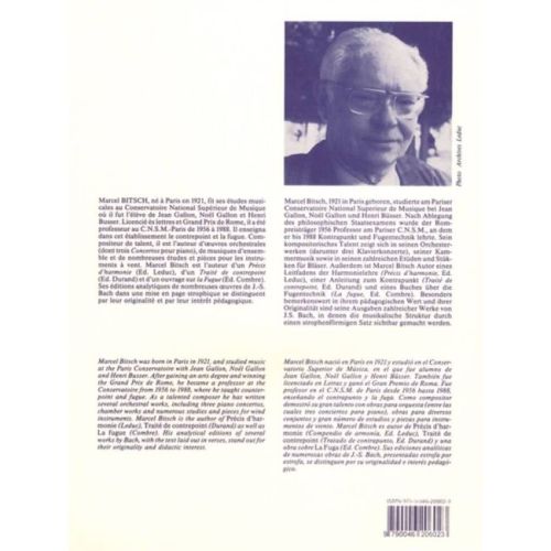 Bitsch, Marcel - Twenty studies