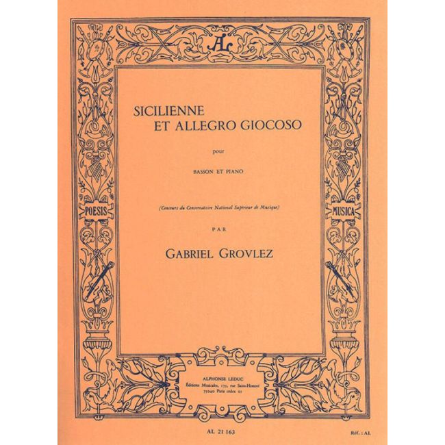 Grovlez, Gabriel - Sicilienne et Allegro Giocoso