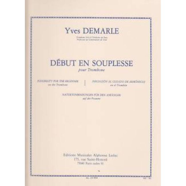 Demarle, Yves - Début En Souplesse