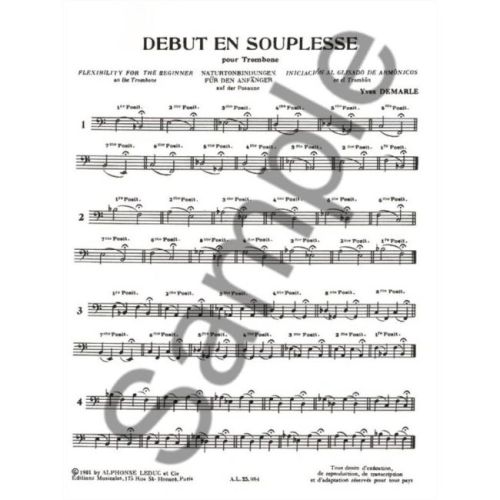 Demarle, Yves - Début En Souplesse
