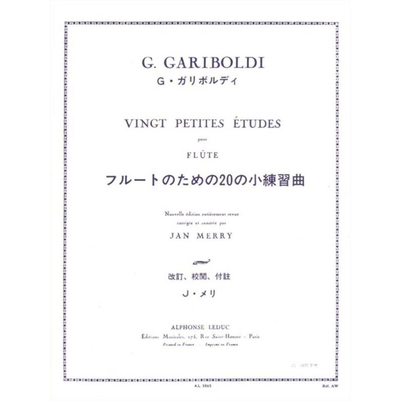 Gariboldi, Giuseppe - 20 Petites Etudes Opus 132