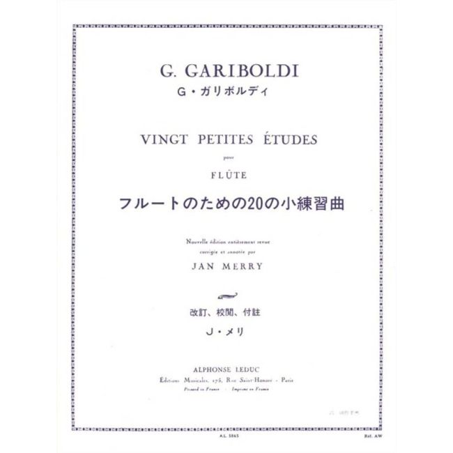Gariboldi, Giuseppe - 20 Petites Etudes Opus 132
