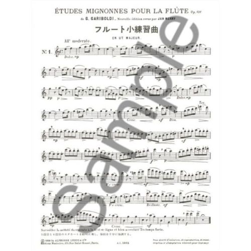 Gariboldi, Giuseppe - Etudes mignonnes Op. 131
