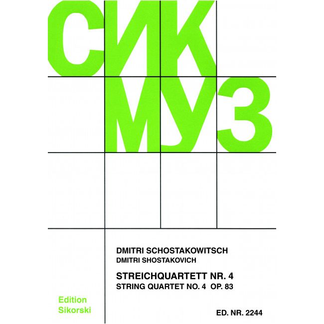 Shostakovich, Dmitri - Streichquartett Nr. 4 op. 83