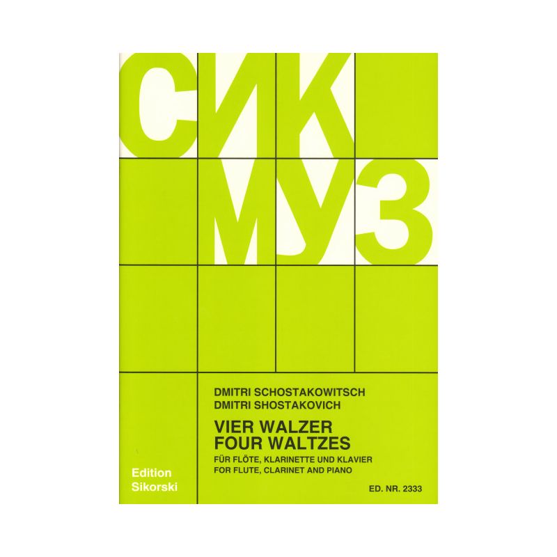 Shostakovich, Dmitri - 4 Walzer