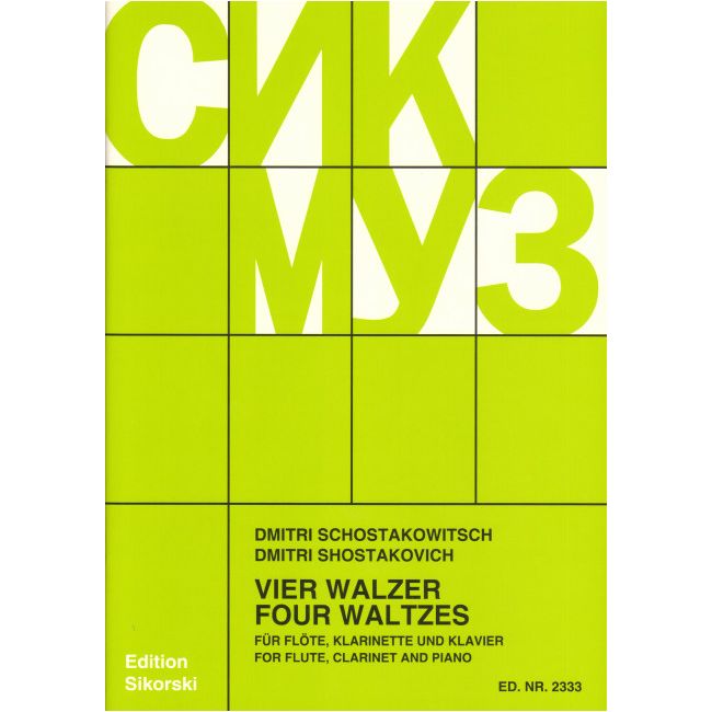 Shostakovich, Dmitri - 4 Walzer