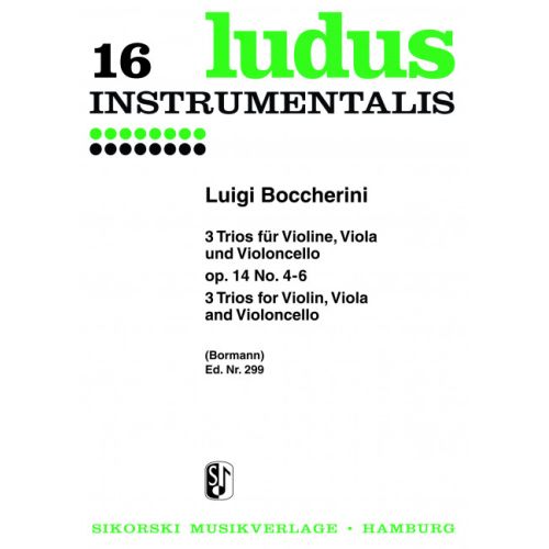 Boccherini, Luigi - 3 Trios...