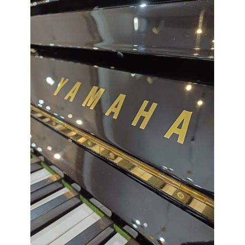 SOLD: Yamaha Certified Reconditioned U3X Upright Piano in Black Polyester