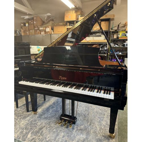 Pre-owned Steinway Boston 156 Performance Edition Grand Piano in Black Polyester