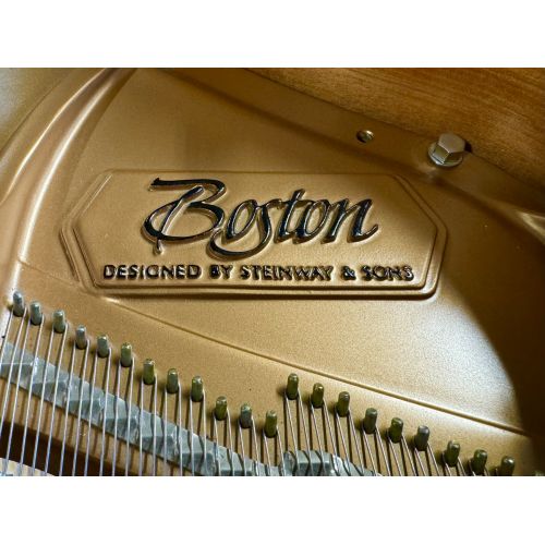 Pre-owned Steinway Boston 156 Performance Edition Grand Piano in Black Polyester
