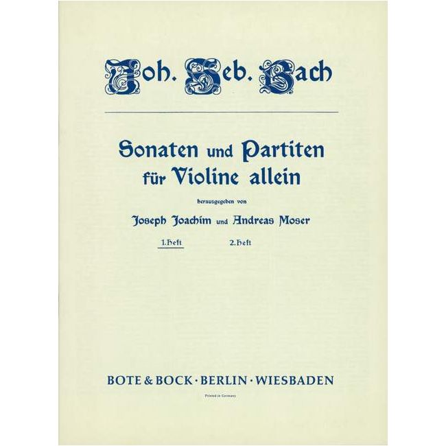 Bach, Johann Sebastian - Sonatas and Partitas Vol. 1