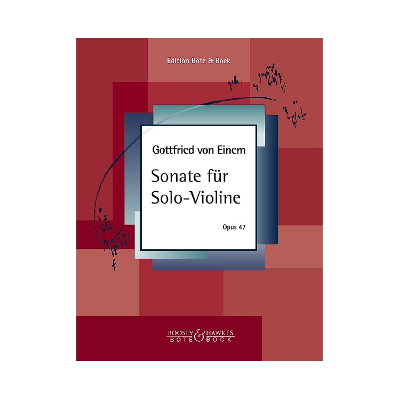Einem, Gottfried von - Sonate op. 47