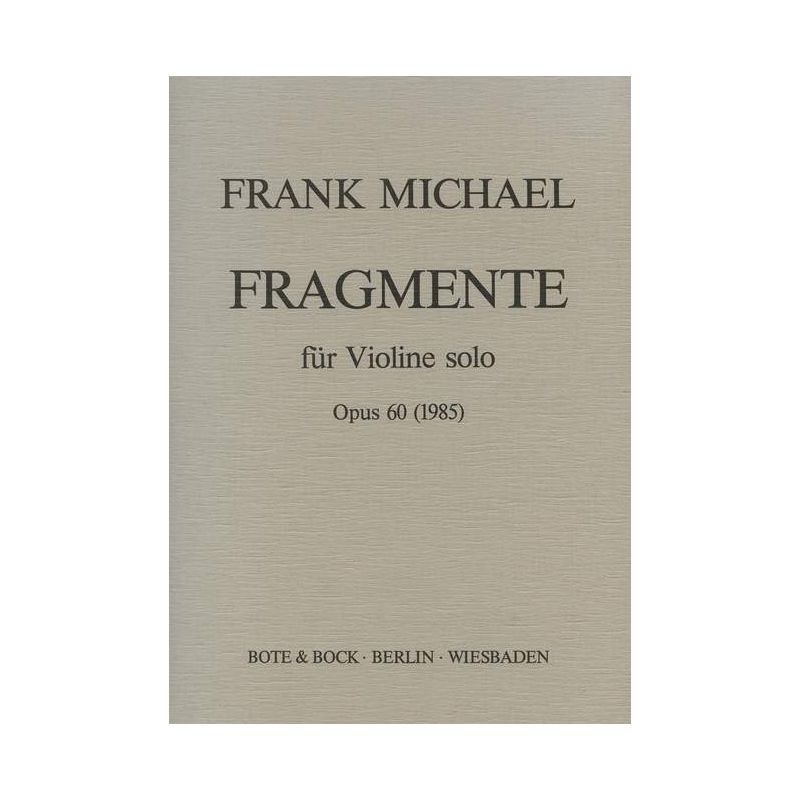 Michael, Frank - Fragments op. 60