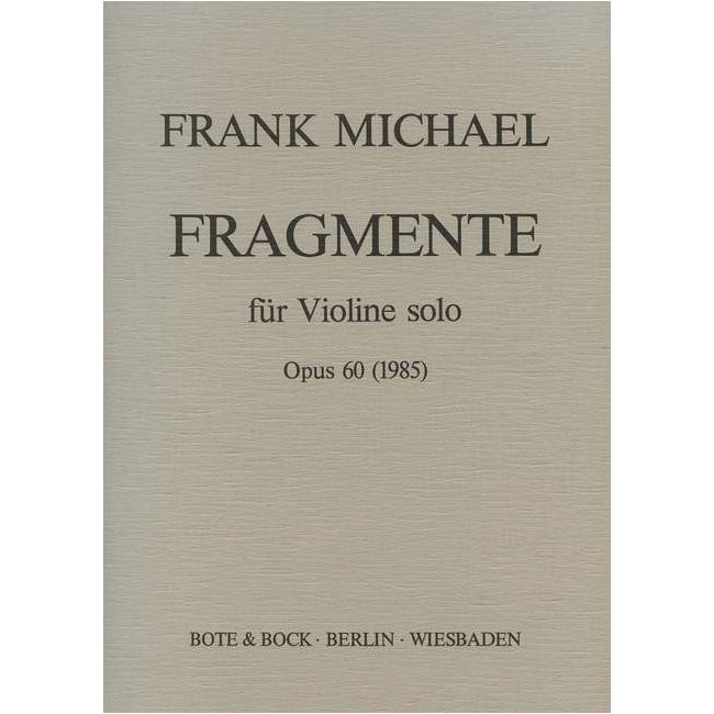 Michael, Frank - Fragments op. 60
