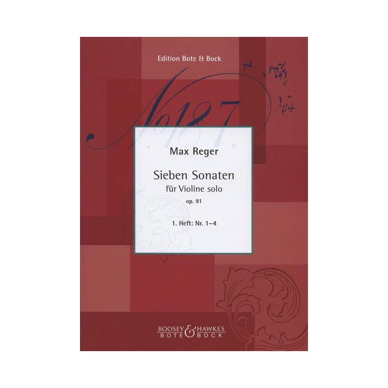 Reger, Max - Seven Sonatas op. 91 Book 1