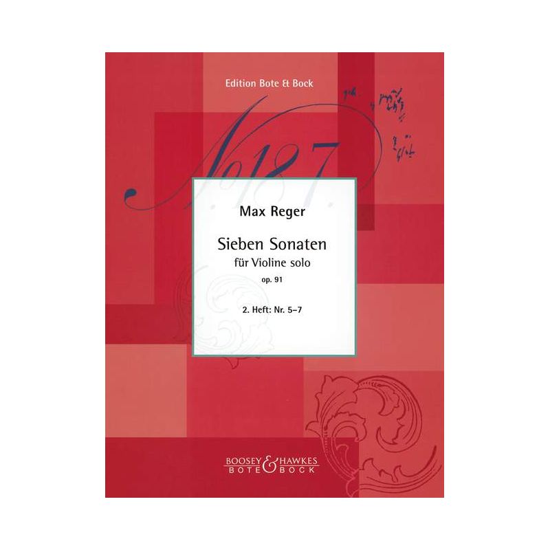 Reger, Max - Seven Sonatas op. 91 Book 2