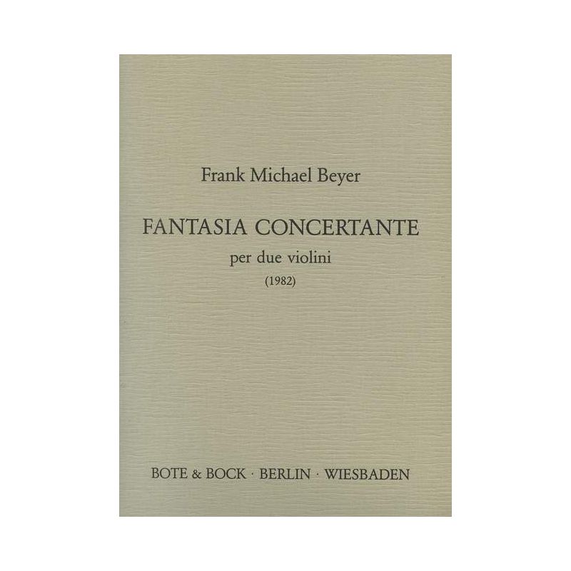 Beyer, Frank Michael - Fantasia concertante