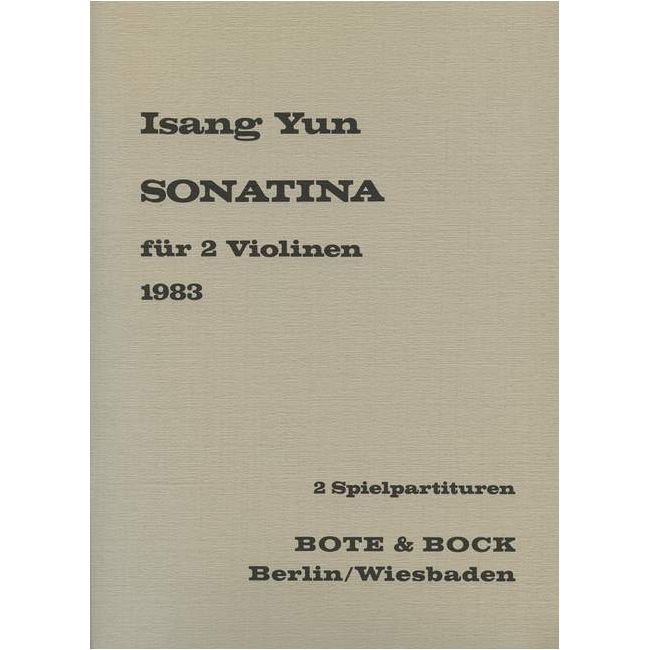 Yun, Isang - Sonatina