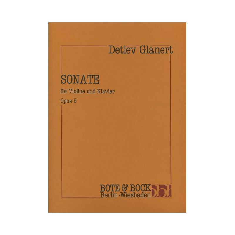Glanert, Detlev - Sonata op. 5
