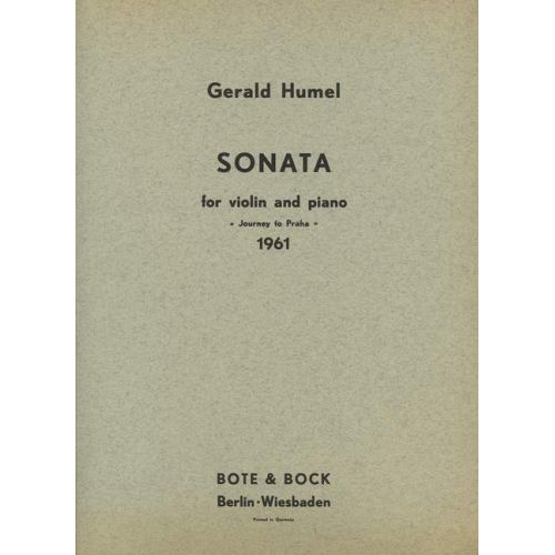 Humel, Gerald - Sonata No. 1