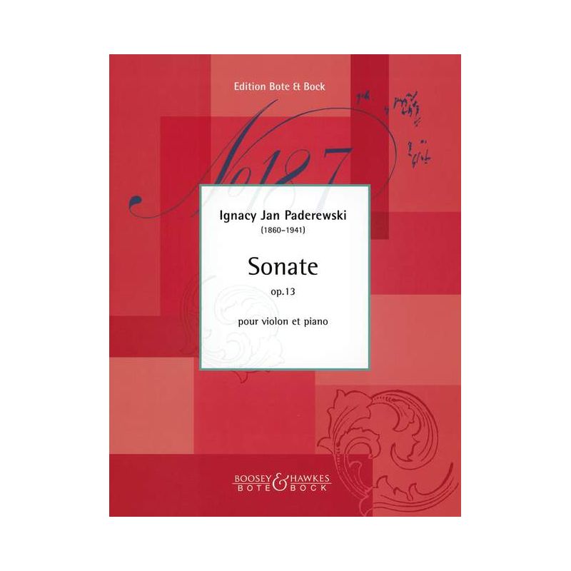 Paderevsky, Ignace Jan - Sonata op. 13