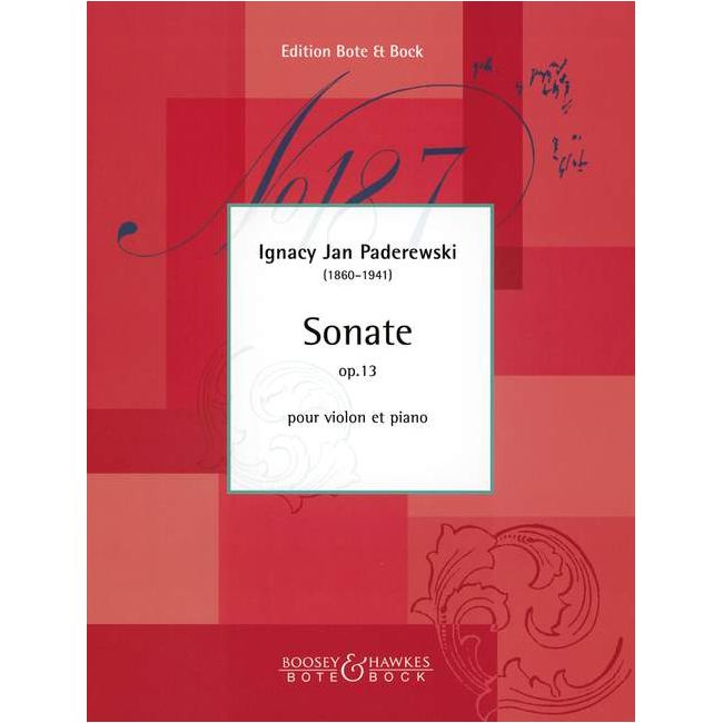 Paderevsky, Ignace Jan - Sonata op. 13