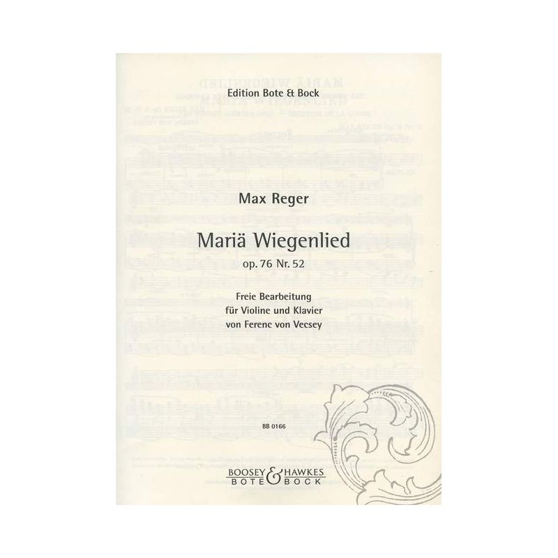 Reger, Max - The Virgins Slumber Song op. 76/52
