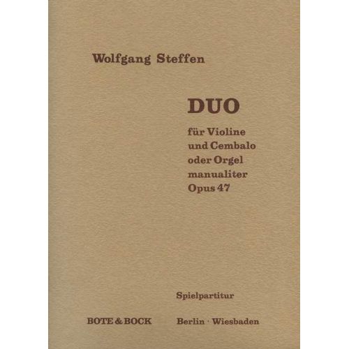 Steffen, Wolfgang - Duo op. 47