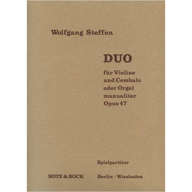 Steffen, Wolfgang - Duo op. 47