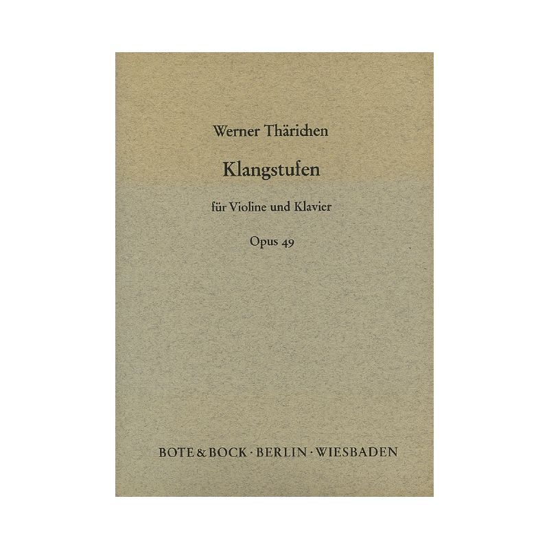 Thaerichen, Werner - Klangstufen op. 49