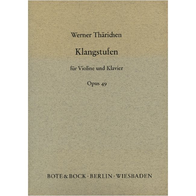 Thaerichen, Werner - Klangstufen op. 49
