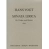 Vogt, Hans - Sonata lirica