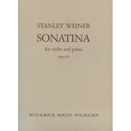 Weiner, Stanley - Sonatina...