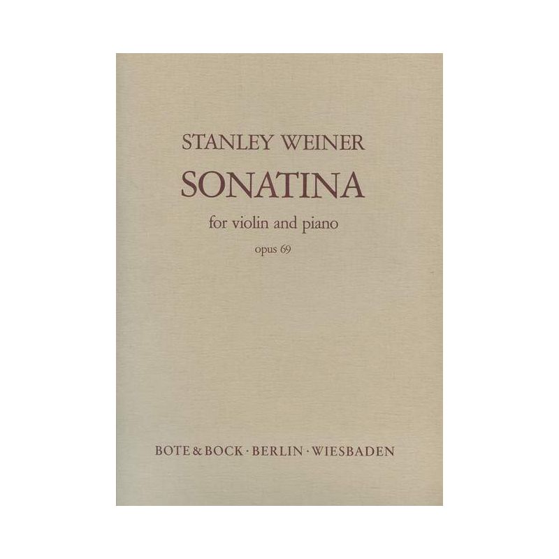 Weiner, Stanley - Sonatina op. 69
