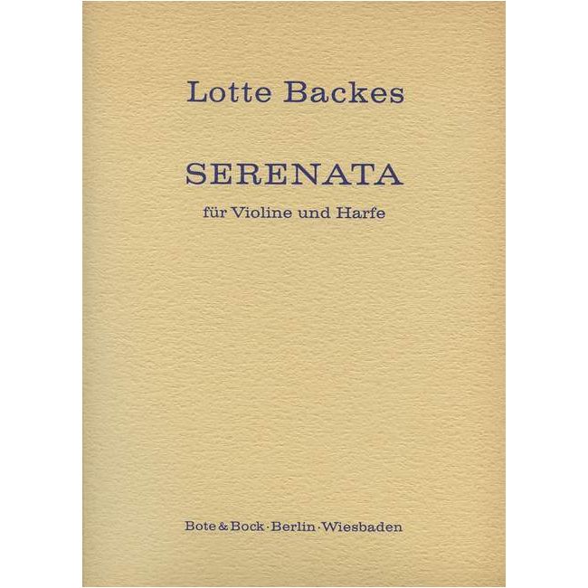 Backes, Lotte - Serenata