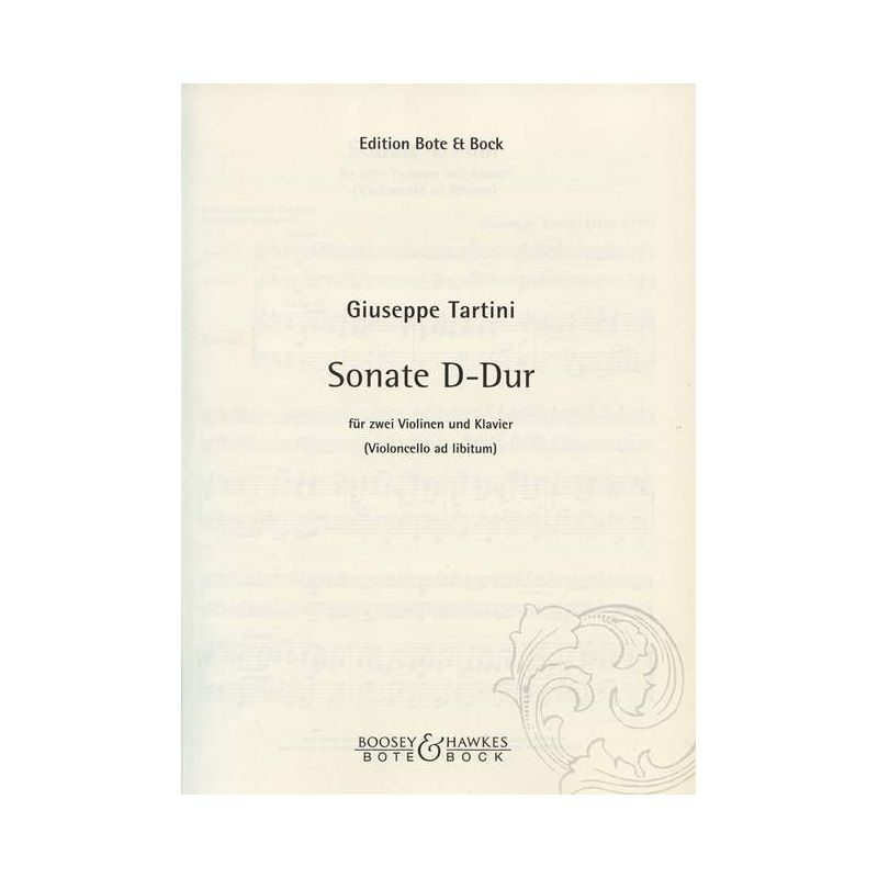 Tartini, Giuseppe - Violin Sonata in D Major
