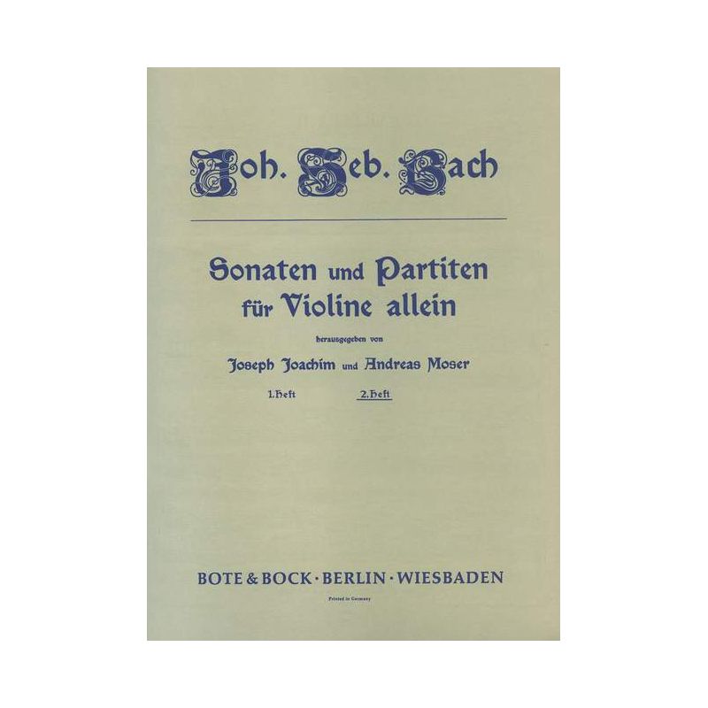 Bach, Johann Sebastian - Sonatas and Partitas Vol. 2