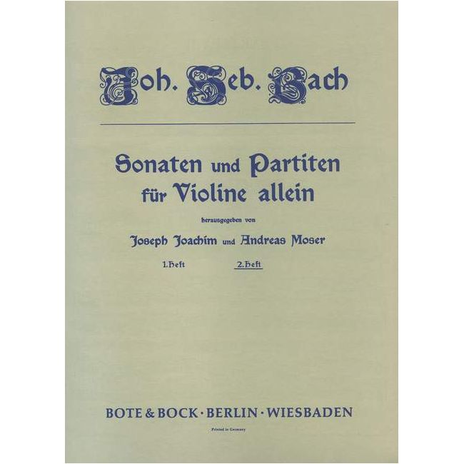 Bach, Johann Sebastian - Sonatas and Partitas Vol. 2